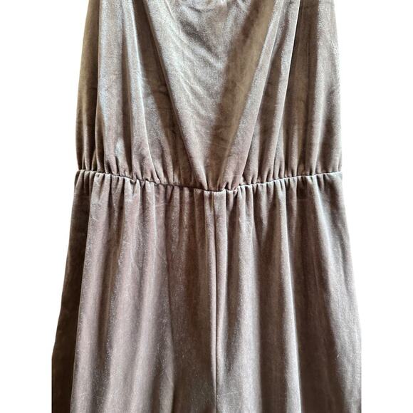 Velour Simply Styled Champagne Crop Racerback Jumpsuit, Women's medium Petite EU - Picture 7 of 10